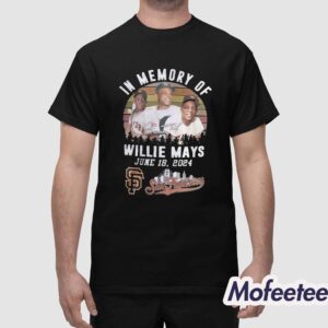 In Memory Of Willie Mays June 18 2024 Shirt 1