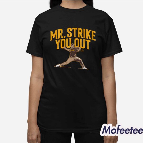 Jeremiah Estrada Mr Strike You Out Shirt