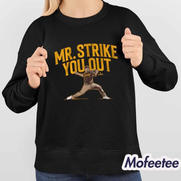 Jeremiah Estrada Mr Strike You Out Shirt