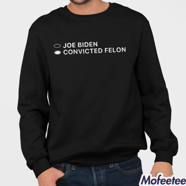 Joe Biden Convicted Felon David J Harris Jr Shirt