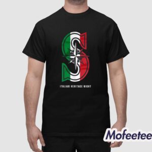 Mariners Italian Heritage Night Shirt 2024 Giveaway 1