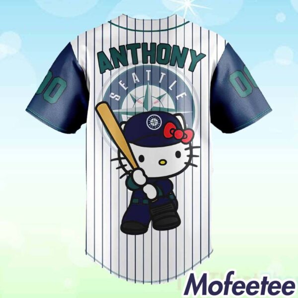 Mariners Special Hello Kitty Design Baseball Jersey