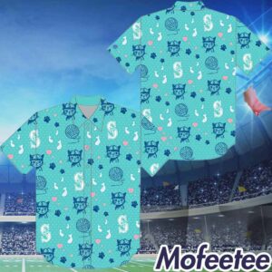 Mariners Take Meow't to the Ballgame Hawaiian Shirt 2024 Giveaway 1