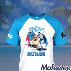 Marlins DC Superhero Shirt 2024 Giveaway 1