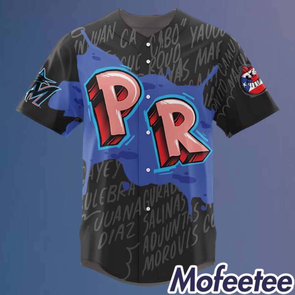 Marlins Puerto Rican Heritage Jersey 2024 Giveaway