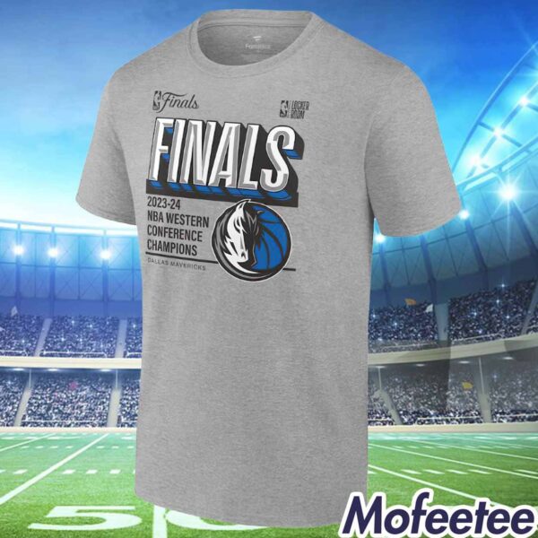 Mavericks Steel 2024 Western Conference Champions Shirt