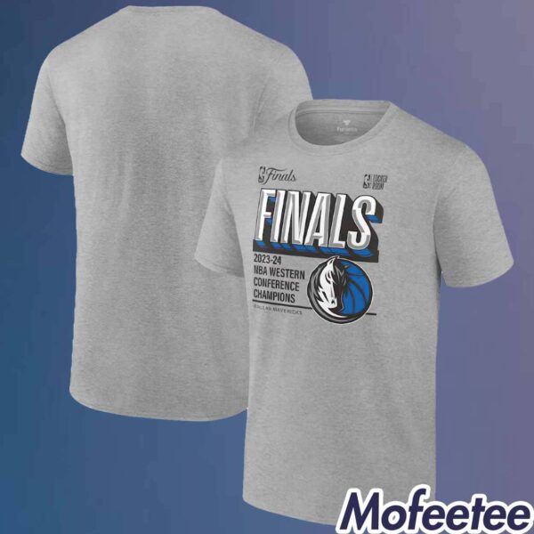 Mavericks Steel 2024 Western Conference Champions Shirt