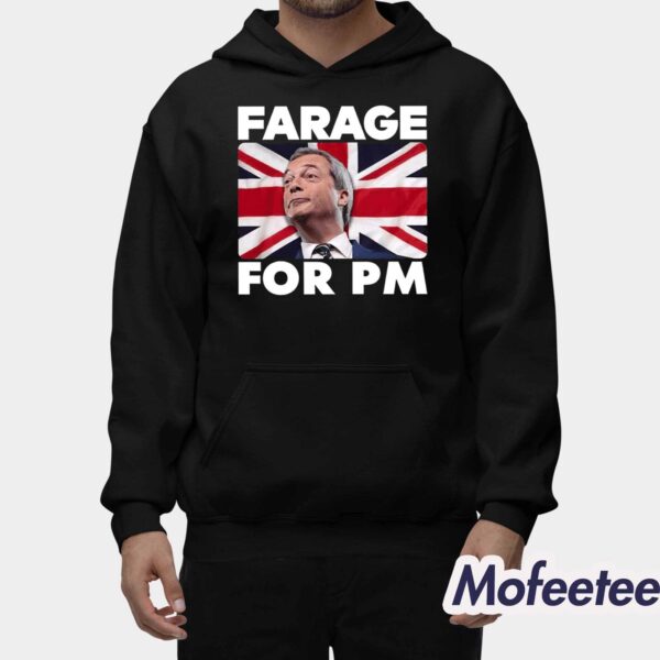 Nigel Farage Farage For Pm Britain Flag Shirt