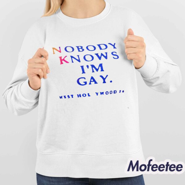 Nobody Knows I’m Gay Shirt