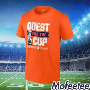 Oilers 2024 Quest For The Cup Shirt 1