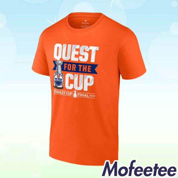 Oilers 2024 Quest For The Cup Shirt