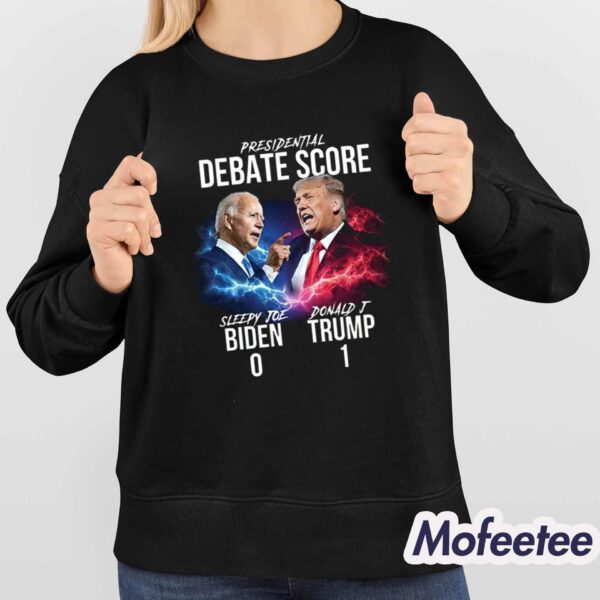 Presidential Debate Score Trump 1 Biden 0 Shirt
