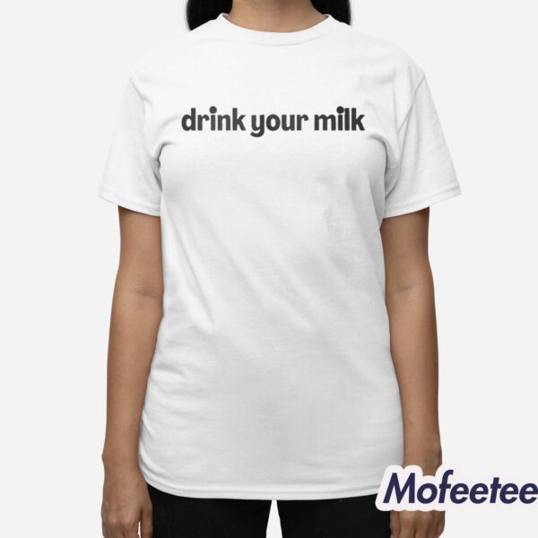 Scarlett Johansson Drink Your Milk Shirt