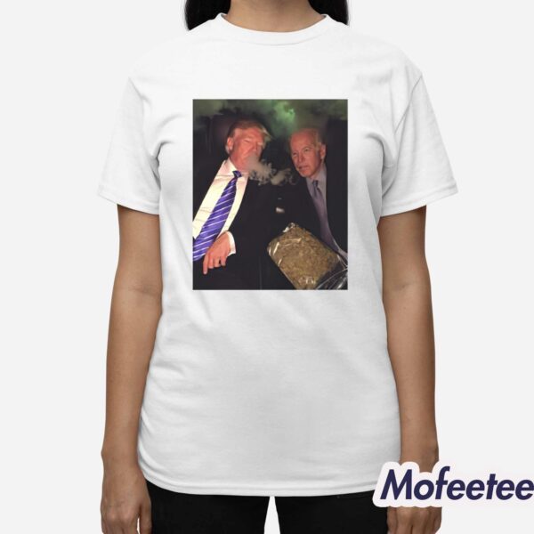 Trump And Biden Smoking Weed Shirt