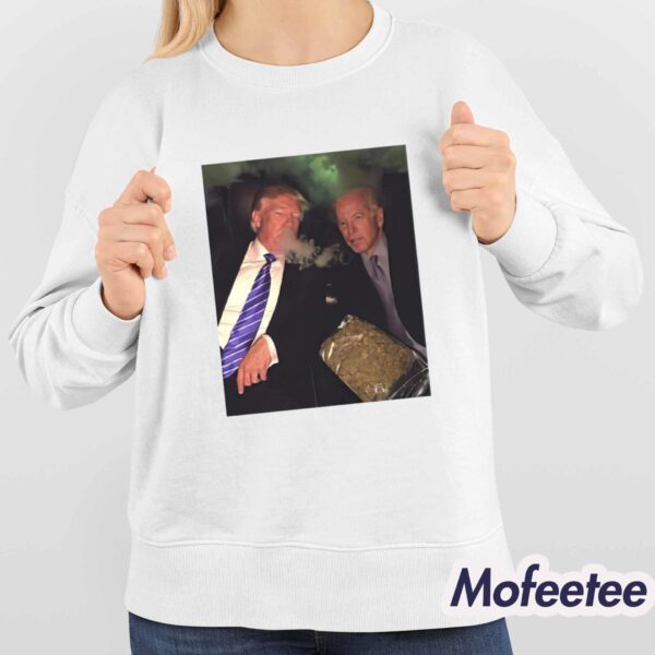 Trump And Biden Smoking Weed Shirt