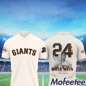 Willie Mays Giants Polo Shirt 1