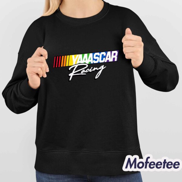 Yaaascar Racing LGBT Flag Shirt