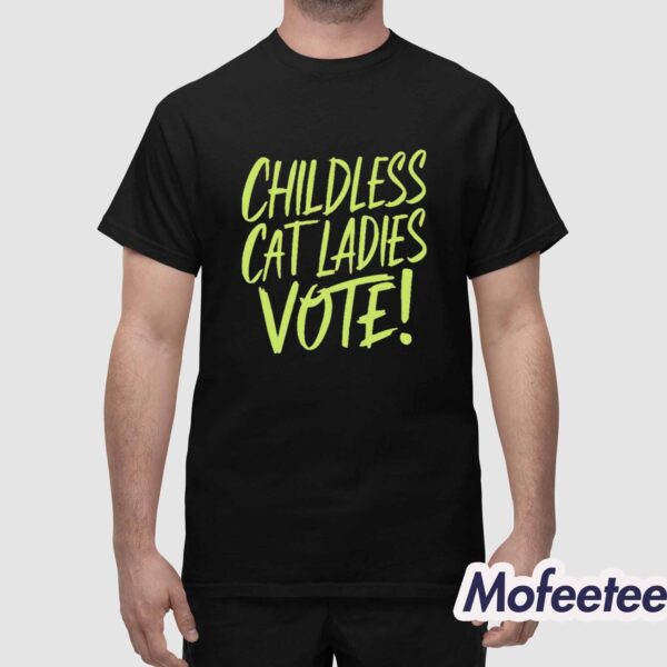 Alex Cole Childless Cat Ladies Vote Kamala Shirt