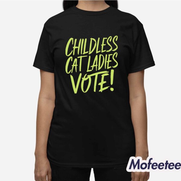 Alex Cole Childless Cat Ladies Vote Kamala Shirt