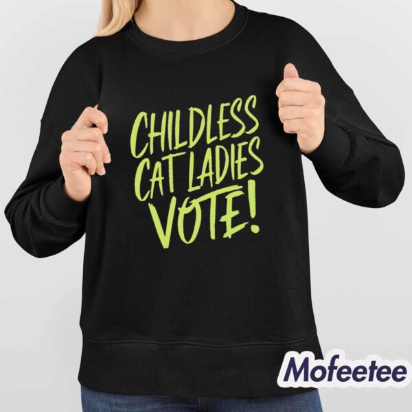 Alex Cole Childless Cat Ladies Vote Kamala Shirt