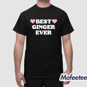 Best Ginger Ever Hearts Shirt 1