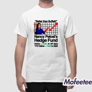 Better Than Buffett Nancy Pelosi's Hedge Fund Shirt 1