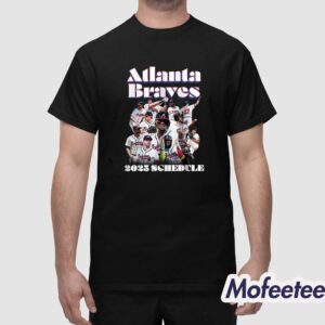 Braves 2025 Schedule Shirt 1