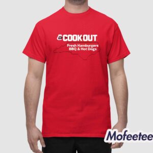 Cook Out Fresh Hamburgers Bbq And Hot Dogs Shirt 1