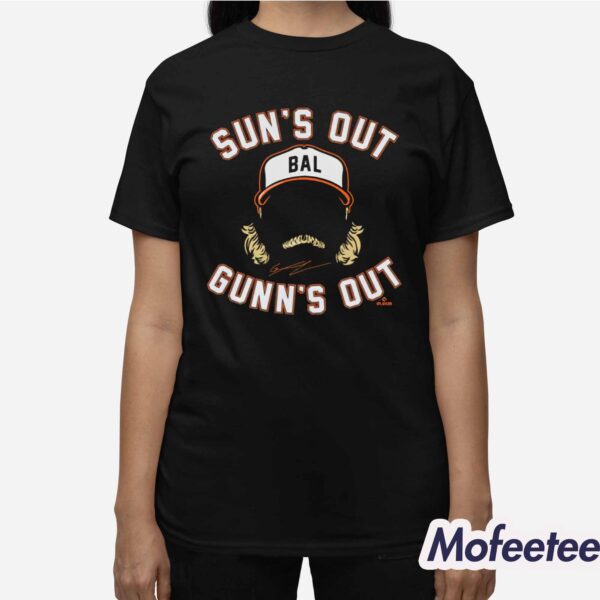 Gunnar Henderson Sun’s Out Gunn’s Out Shirt