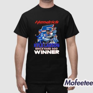 Hendrick Motorsports Kyle Larson Brickyard 400 Winner Shirt 1