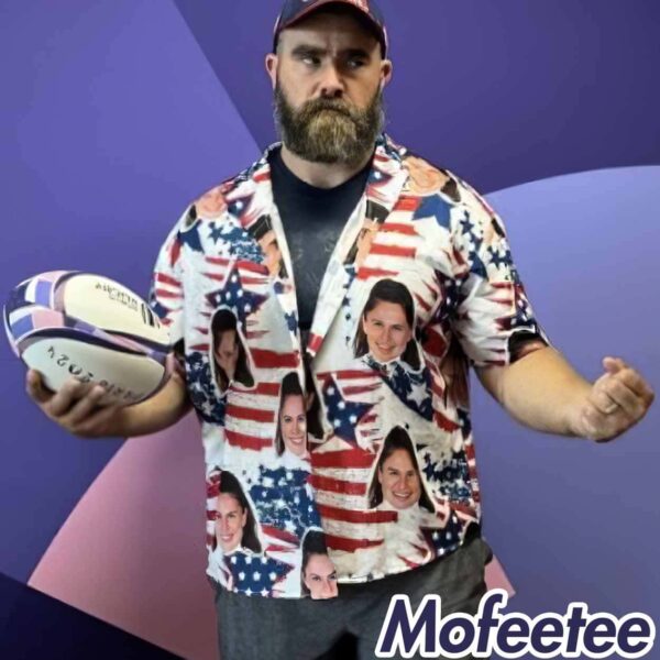 Jason Kelce Ilona Maher Hawaiian Shirt