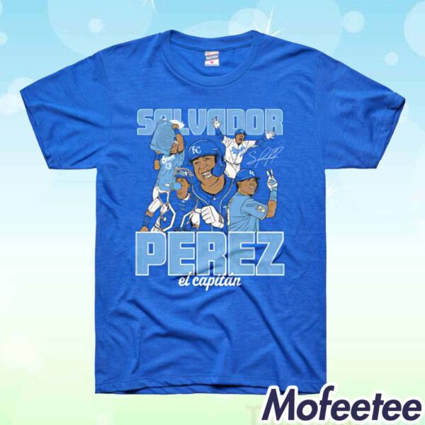 KC Royals Salvador Perez Bring Out The Blue Shirt 2024 Giveaway