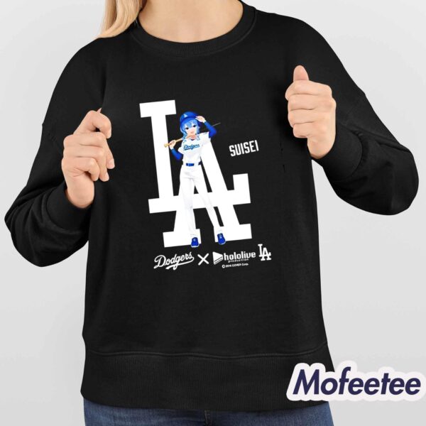 La Dodgers X Hololive Night Suisei Shirt