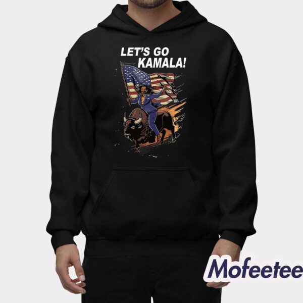 Let’s Go Kamala Harris Bull Riding Shirt