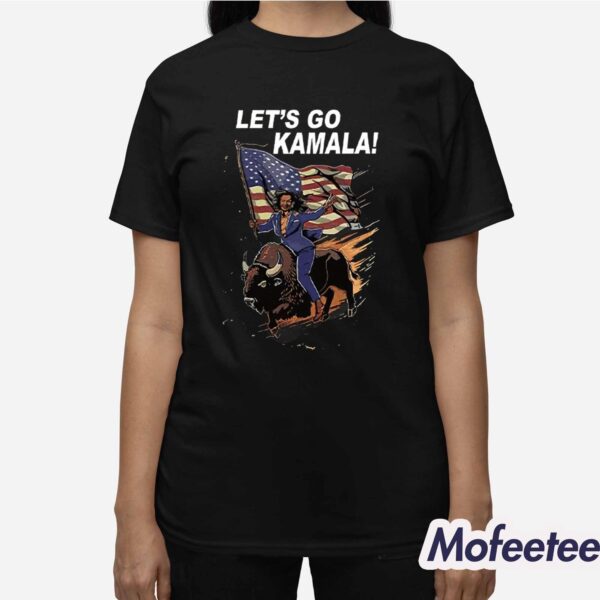 Let’s Go Kamala Harris Bull Riding Shirt