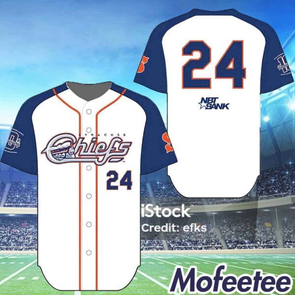 Mets Orange Blue Chiefs Jersey 2024 Giveaway