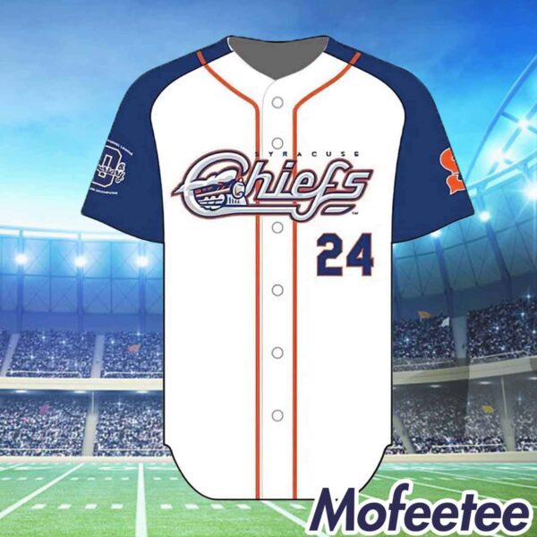 Mets Orange Blue Chiefs Jersey 2024 Giveaway