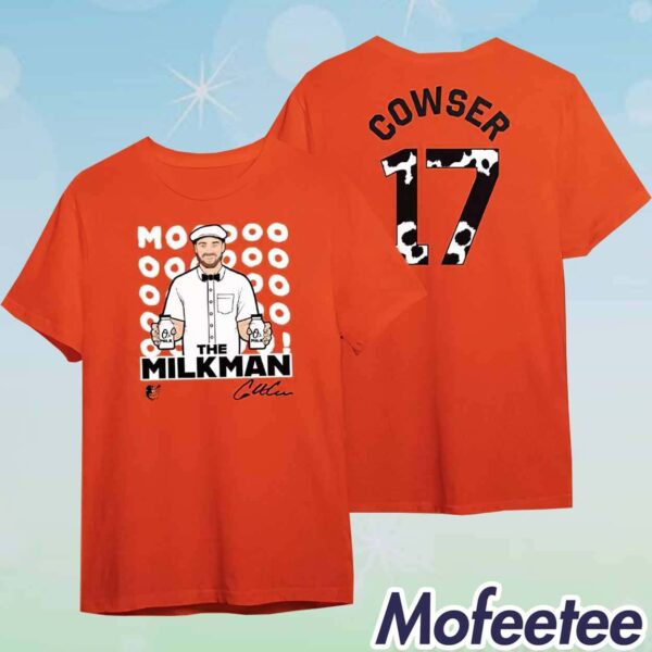 Orioles Colton Cowser Milkman Shirt 2024 Giveaway