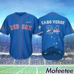 Red Sox Cabo Verdean Jersey 2024 Giveaway 1