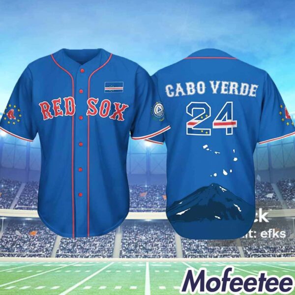 Red Sox Cabo Verdean Jersey 2024 Giveaway