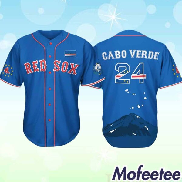 Red Sox Cabo Verdean Jersey 2024 Giveaway