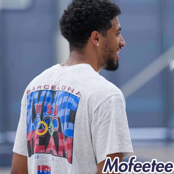 Tyrese Haliburton USA Olympic 2024 Shirt