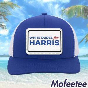 White Dudes For Harris Hat Cap 1