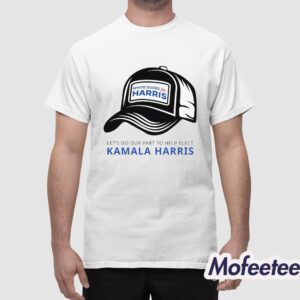 White Dudes For Harris Lets Do Our Part To Help Elect Kamala Harris Shirt 1