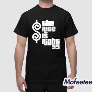 Yankees Ben Rice The Rice Is Right Shirt 1