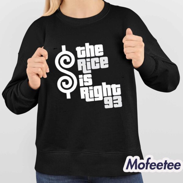 Yankees Ben Rice The Rice Is Right Shirt