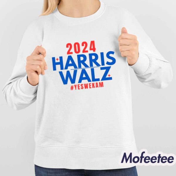 2024 Harris Walz Yeswekam Shirt