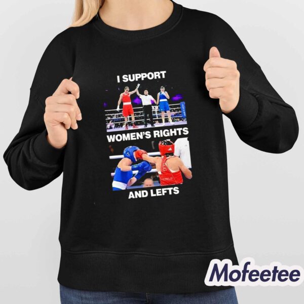 Angela Carini Vs Imane Khelif I Support Women’s Rights And Lefts Shirt