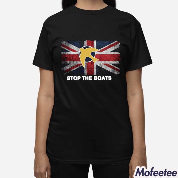 Ash Smith Stop The Boats Uk Flag Shirt