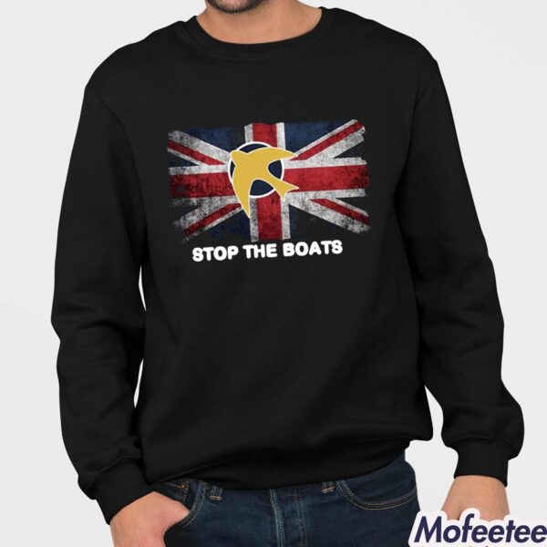 Ash Smith Stop The Boats Uk Flag Shirt